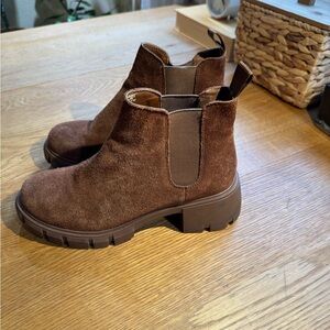 Steve Madden Chocolate Ankle Booties
